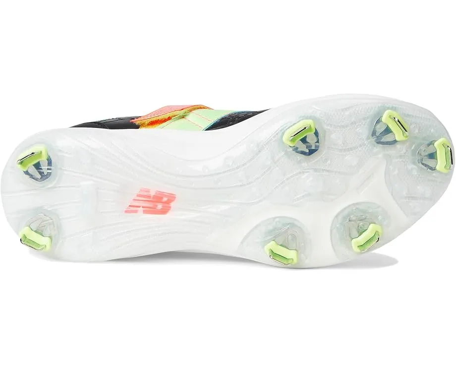 Кроссовки New Balance FuelCell Lindor v2 Metal Baseball Cleats, Black/Neon Dragonfly — фото 3