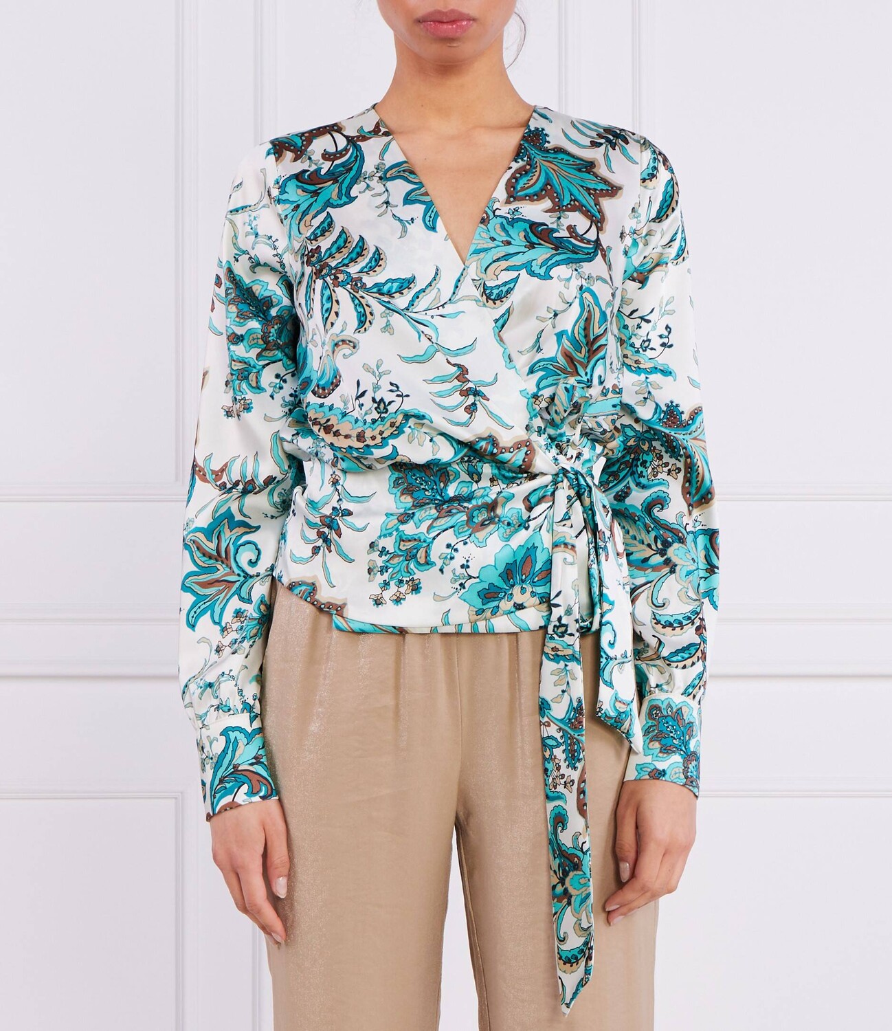 

Блуза Liu Jo Regular Fit, бирюзовый