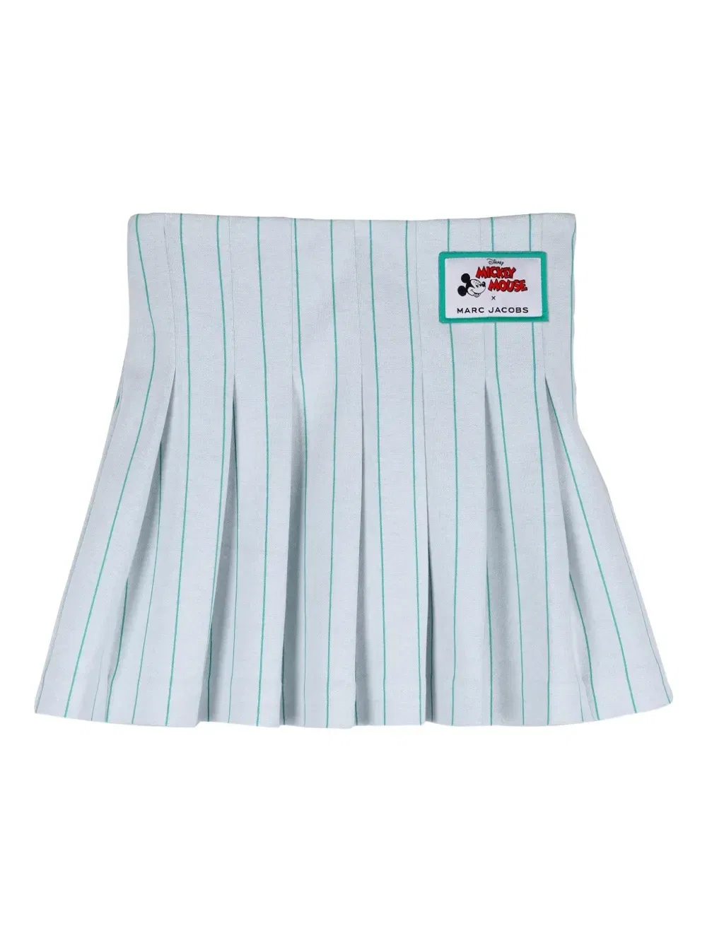 Плиссированная юбка в полоску из коллаборации с Disney Marc Jacobs Kids, белый