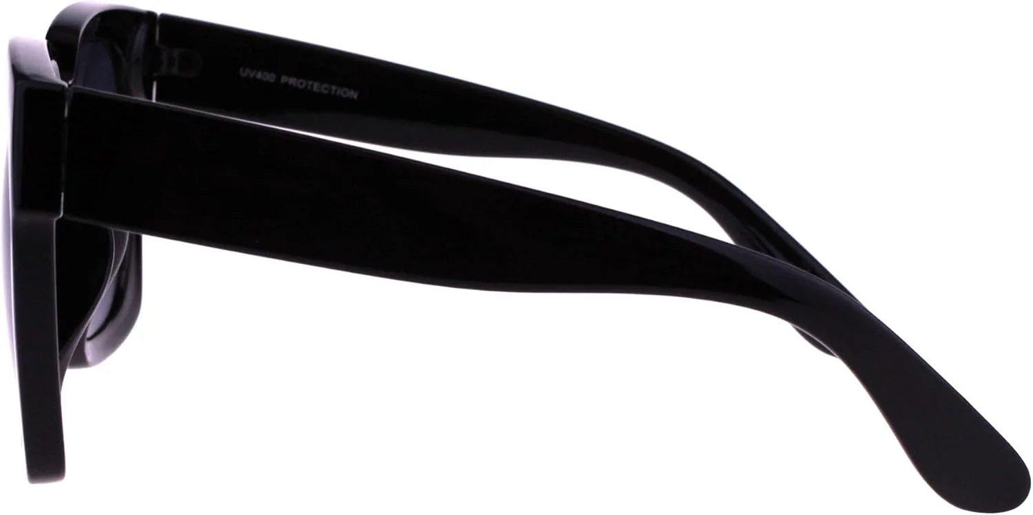 

Солнцезащитные очки JuicyOrange SUPER Oversized Square Sunglasses для женщин, современный хипстерский стиль (глянцевый черный (black), 55.5), Glossy Black (Black)