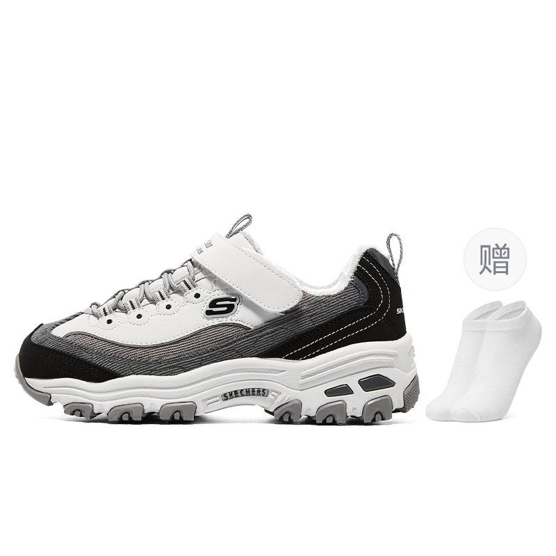 

Skechers Детские низкие кроссовки Lifestyle Abrasion Resistant черный/серый