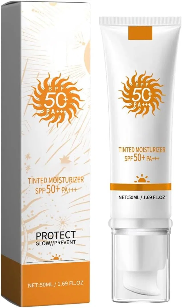 Солнцезащитный крем для лица 50 мл SPF 50+ увлажняющий белый