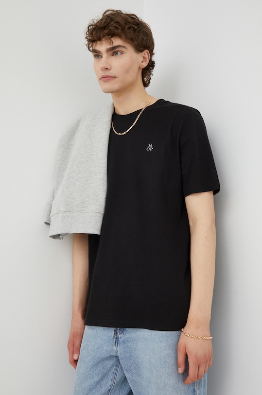 

Хлопковая футболка Marc O'Polo, черный