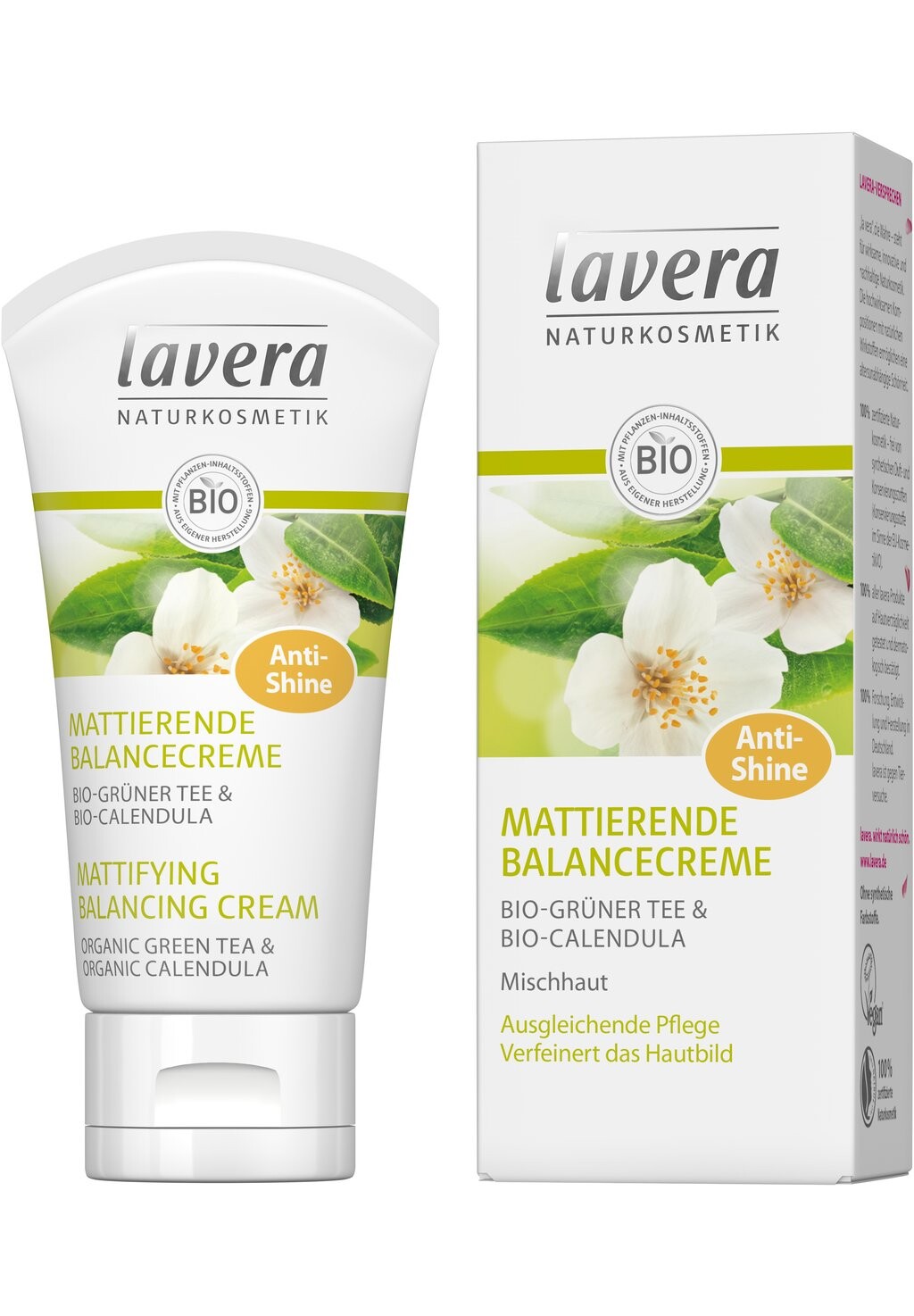 

Крем для лица LAVERA TAGESPFLEGE MATTIERENDE BALANCECREME GRÜNER TEE