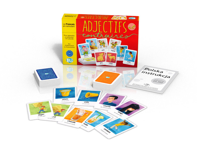 

Языковая игра French Adjectifs et contraires Eli
