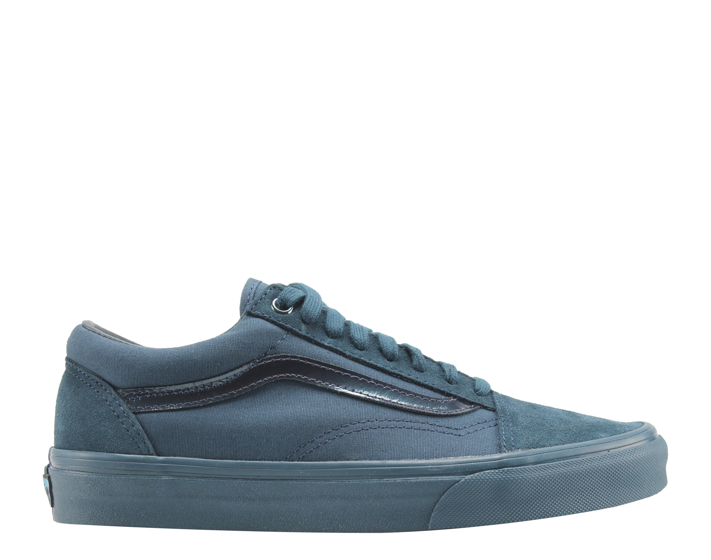 Vans Old Skool Mono Dark Teal Классические низкие кроссовки VN0A38G1QKD, синий — фото 2