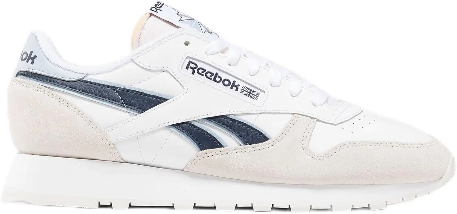 Кроссовки Reebok Klassischer Unisex от Leder, Ftwwht Purgry Palblu