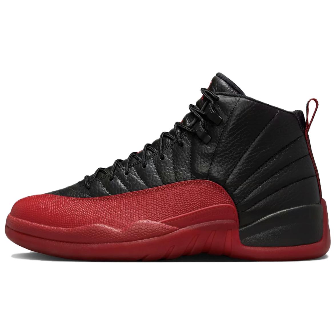 Кроссовки 12 Retro Flu Game 2025 Jordan, Black Red