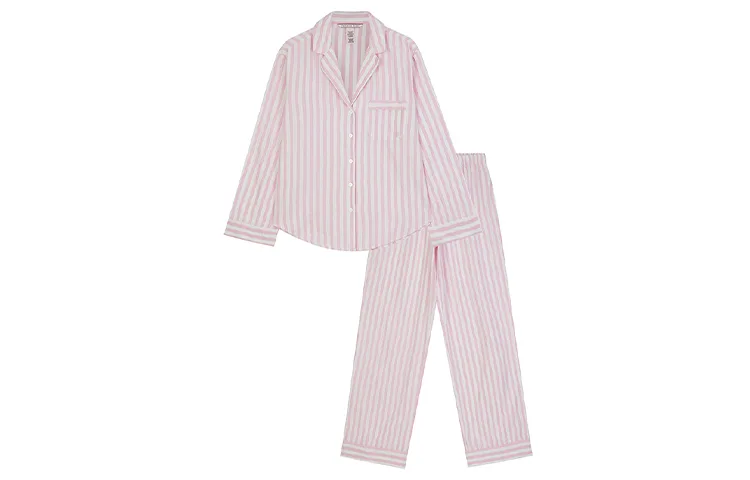 Victoria's Secret Пижамный комплект Women's Pink Stripes