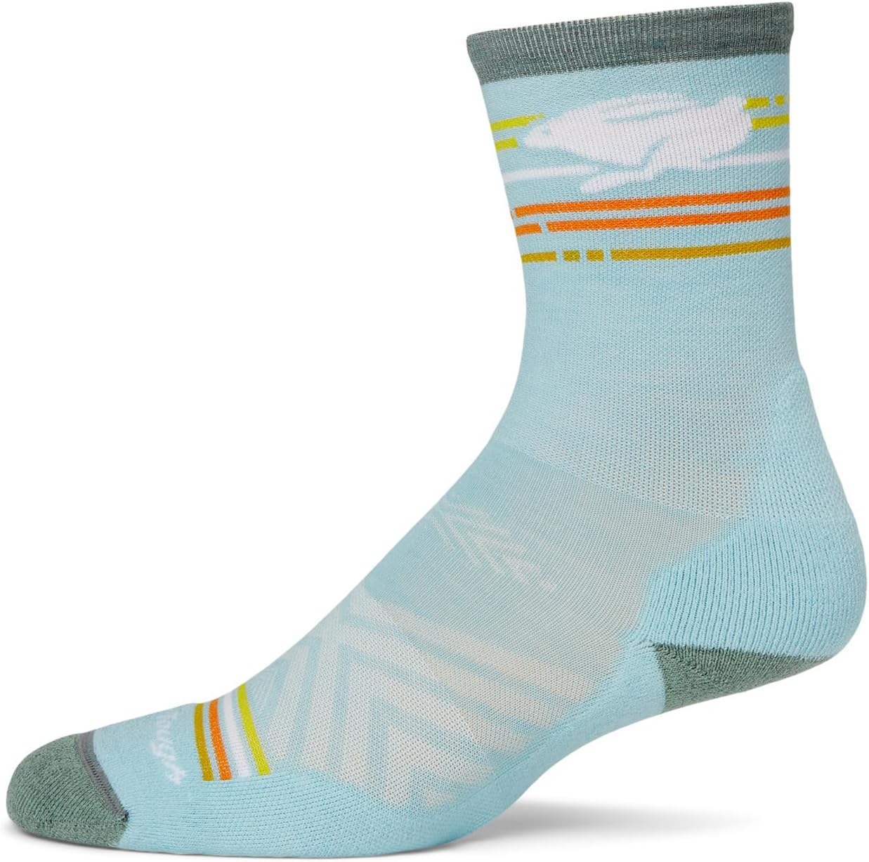 

Носки Darn Tough Vermont Pacer Micro Crew Ultra-Lightweight with Cushion, цвет Glacier