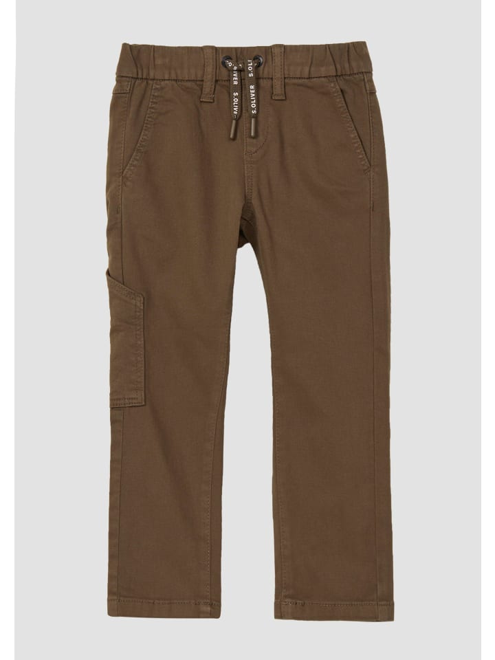 

Тканевые брюки s.Oliver, коричневый