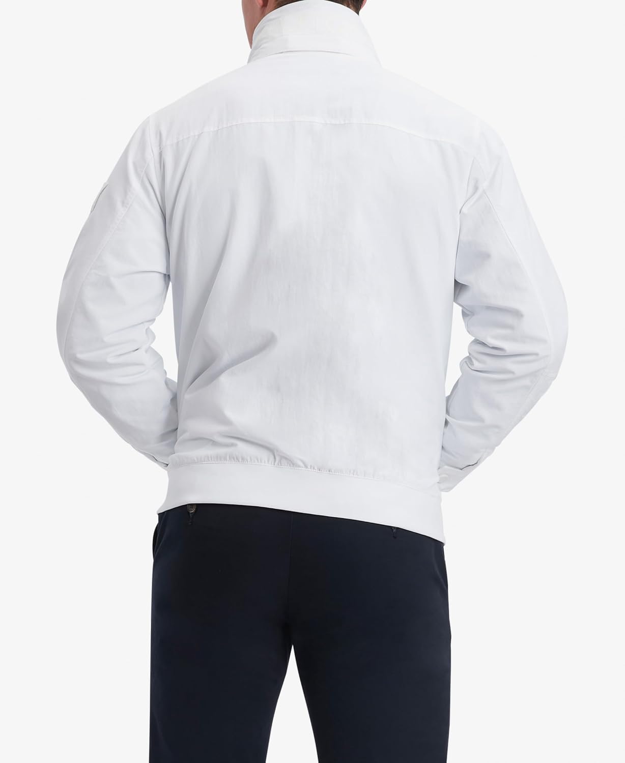 Легкая мужская водонепроницаемая куртка-бомбер Tommy Hilfiger Regatta, Sustainable Optic White — фото 2