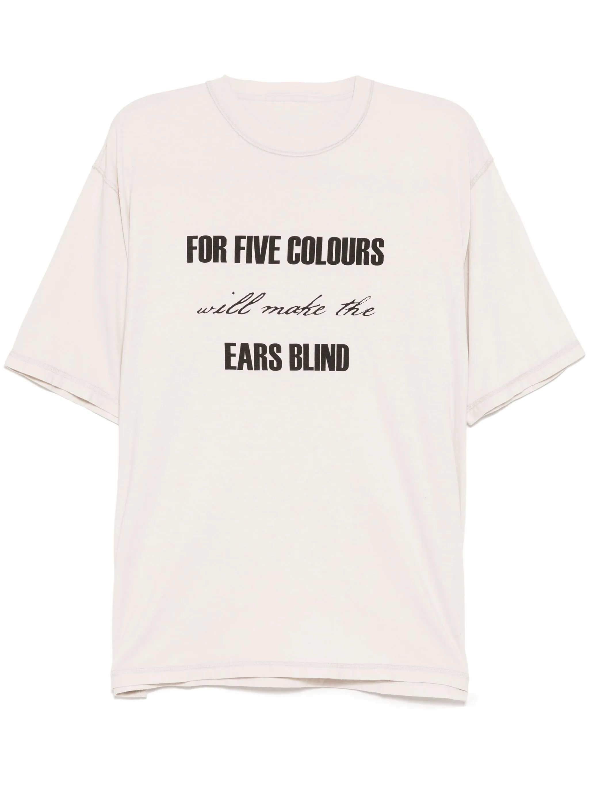 

Футболка с надписью Undercover, бежевый