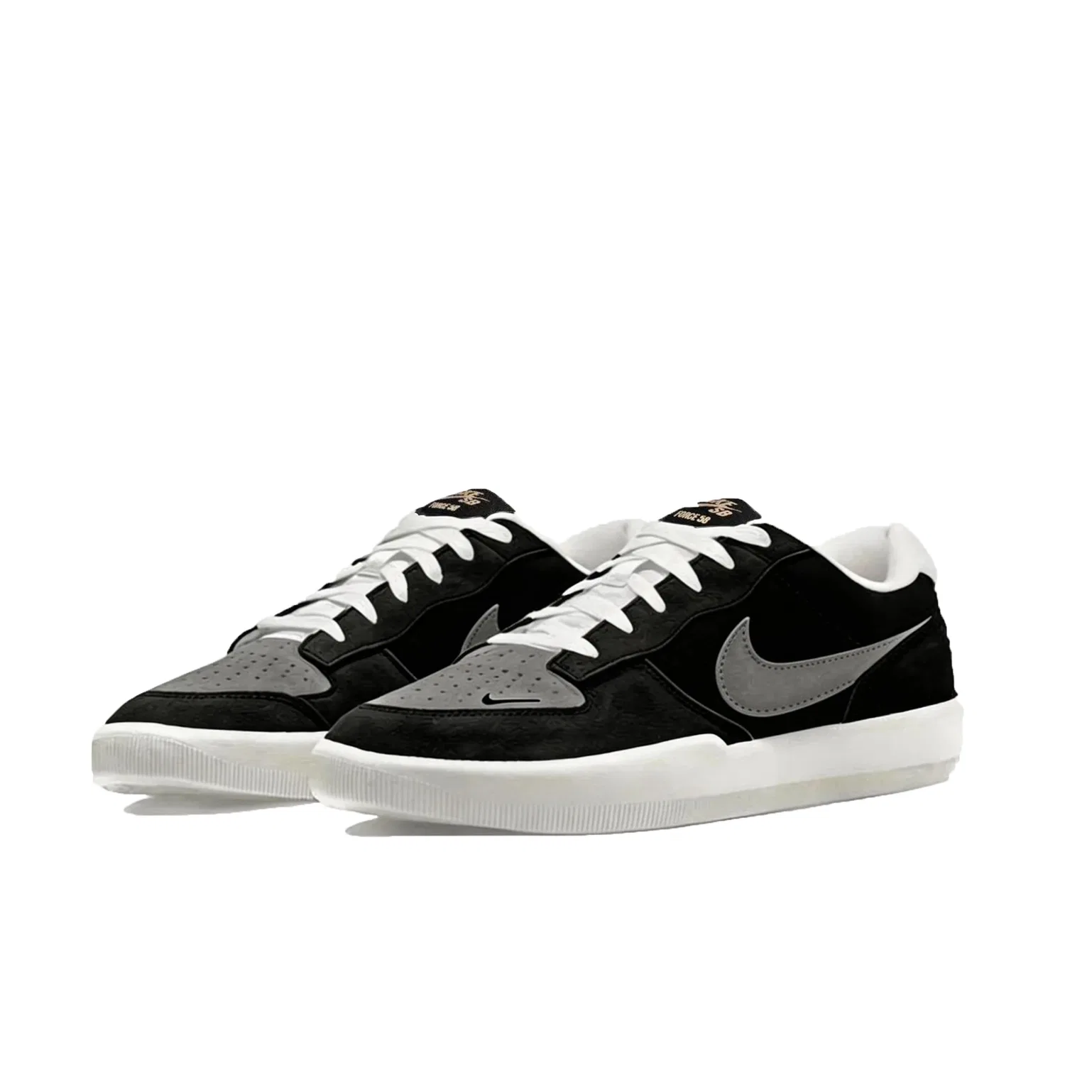 Кроссовки скейтбординговые Nike SB Force 58 Black Gray — фото 4