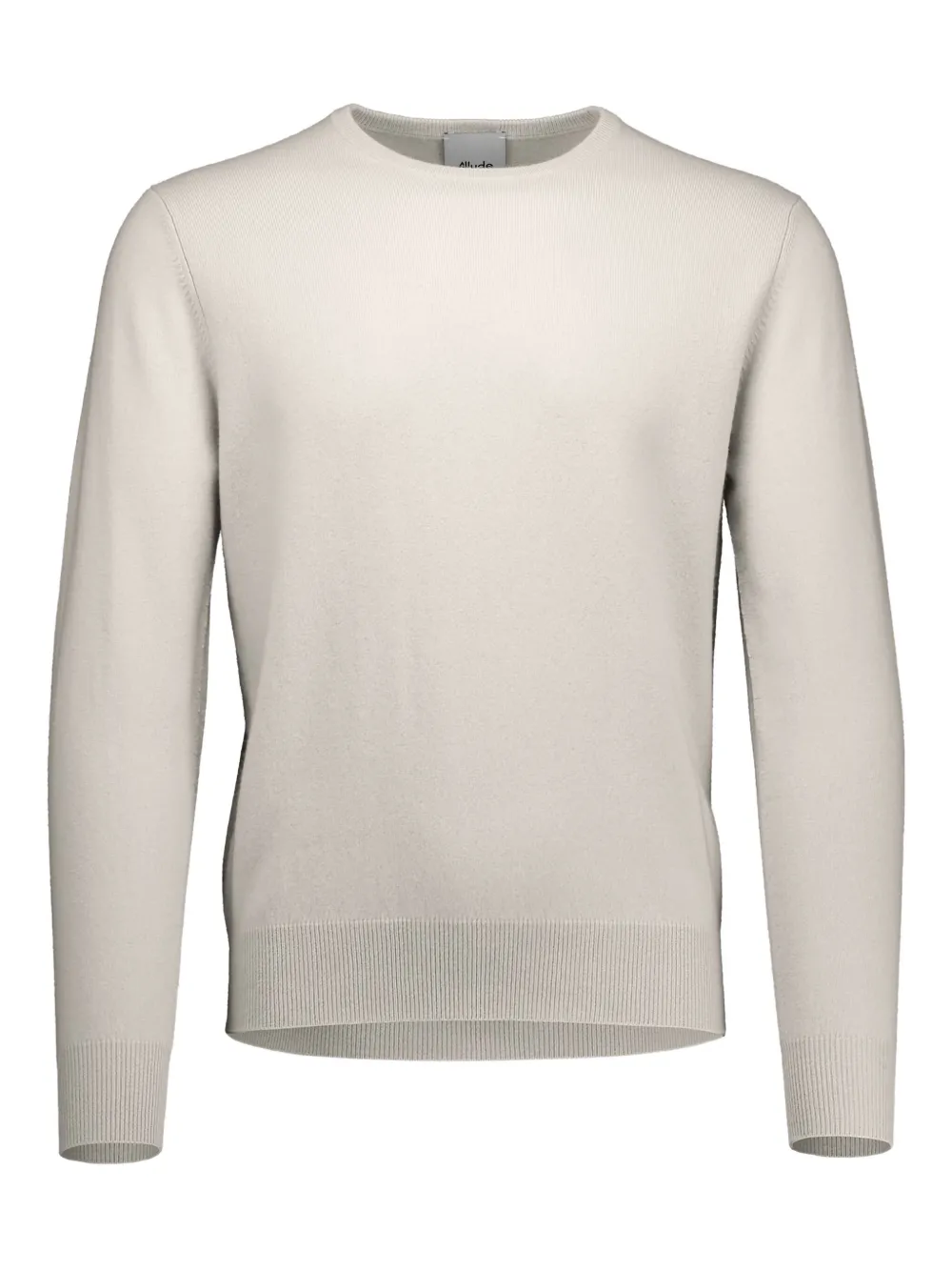 

Кашемировый свитер с круглым вырезом ALLUDE, белый