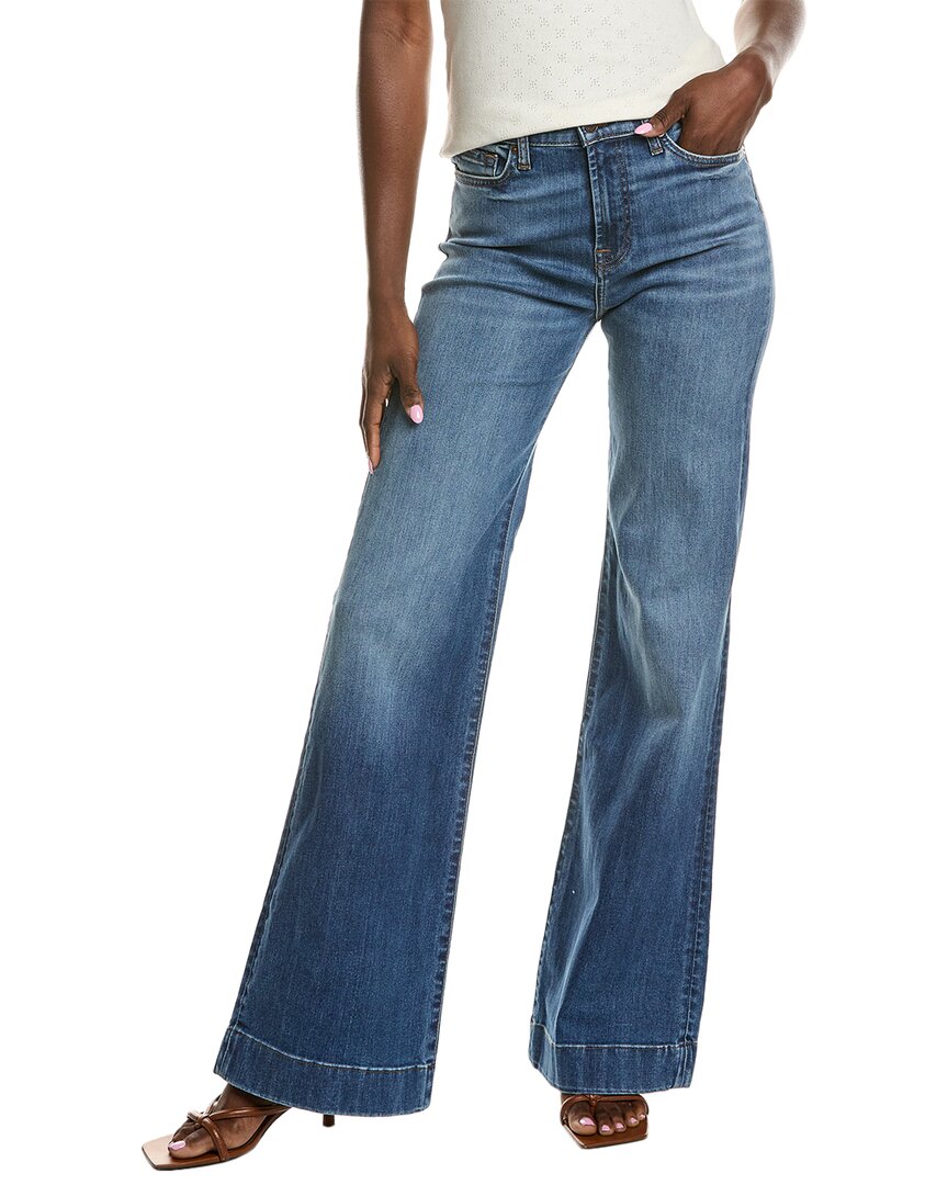 

Джинсы-клеш с высокой посадкой 7 For All Mankind, мультиколор