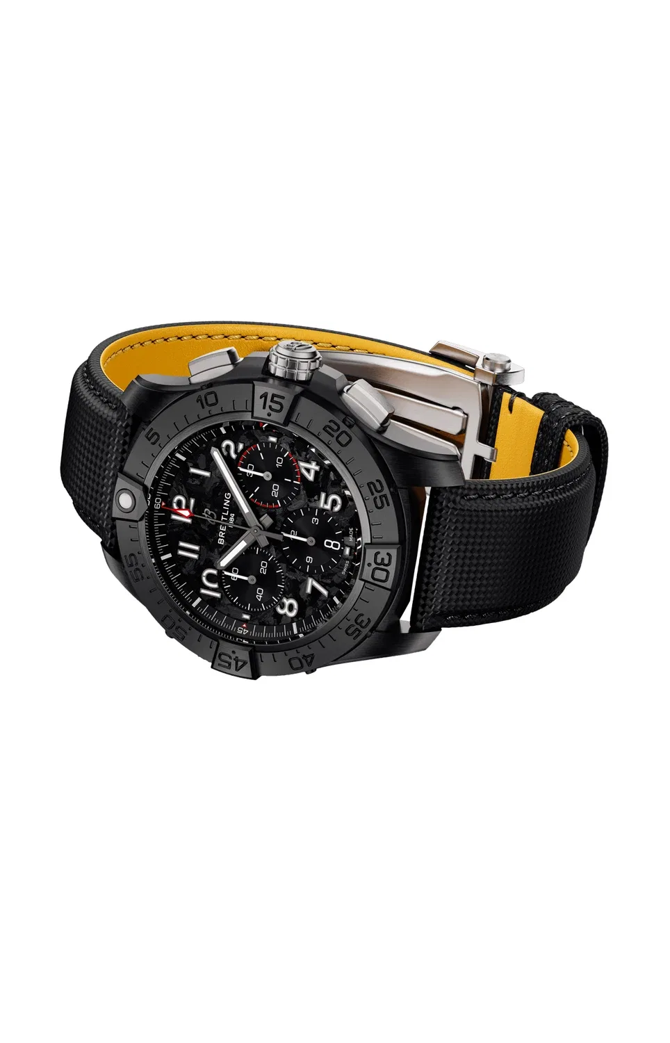 АВЕНДЖЕР B01 ХРОНОГРАФ 44 НОЧНАЯ МИССИЯ - SB0147101B1X1 BREITLING, черный — фото 3