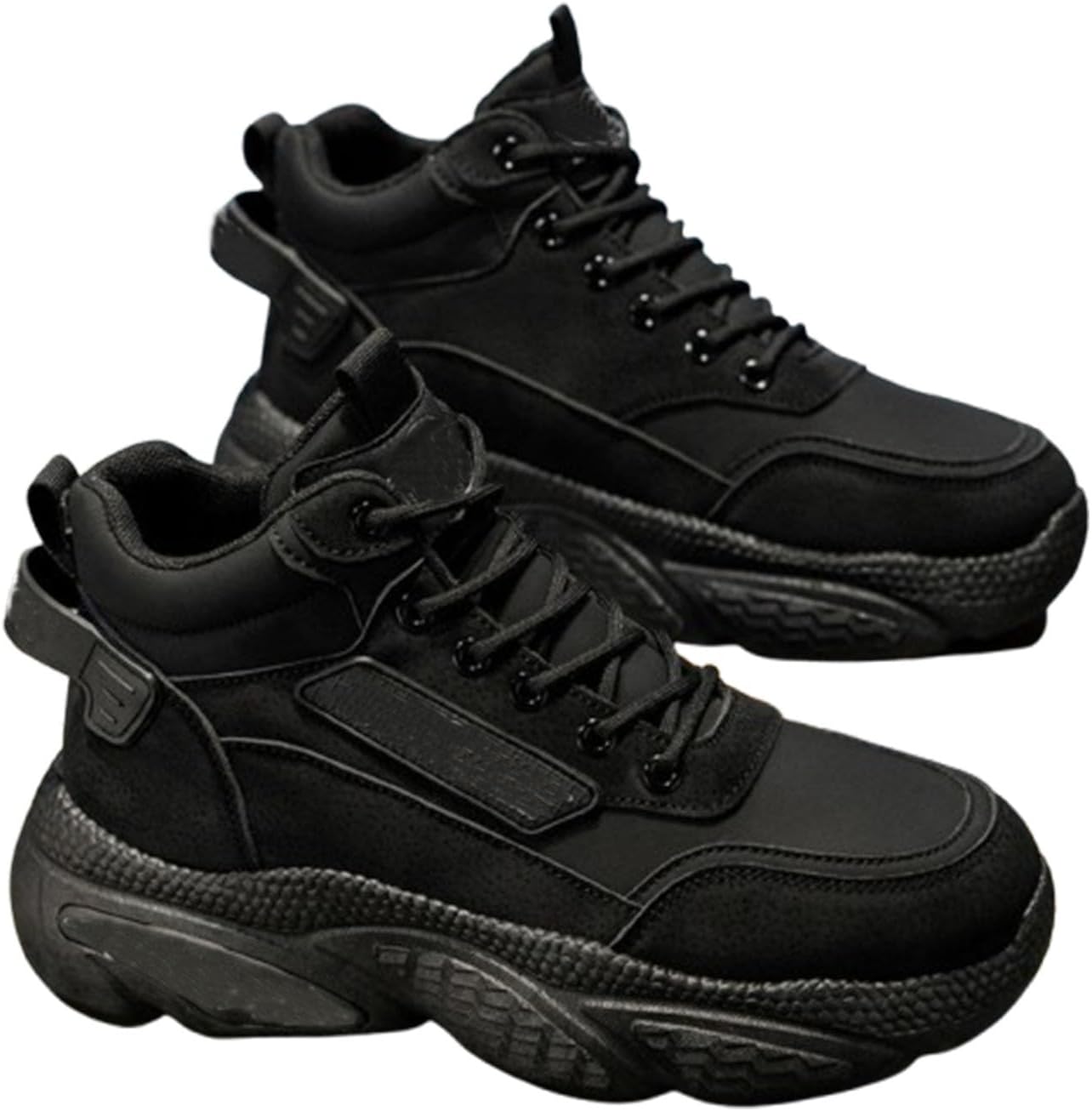 

Мужские кроссовки для бега, мужские кеды с амортизационной поддержкой, мужские теннисные кроссовки для ходьбы и спортивного повседневного ношения Generic, черный