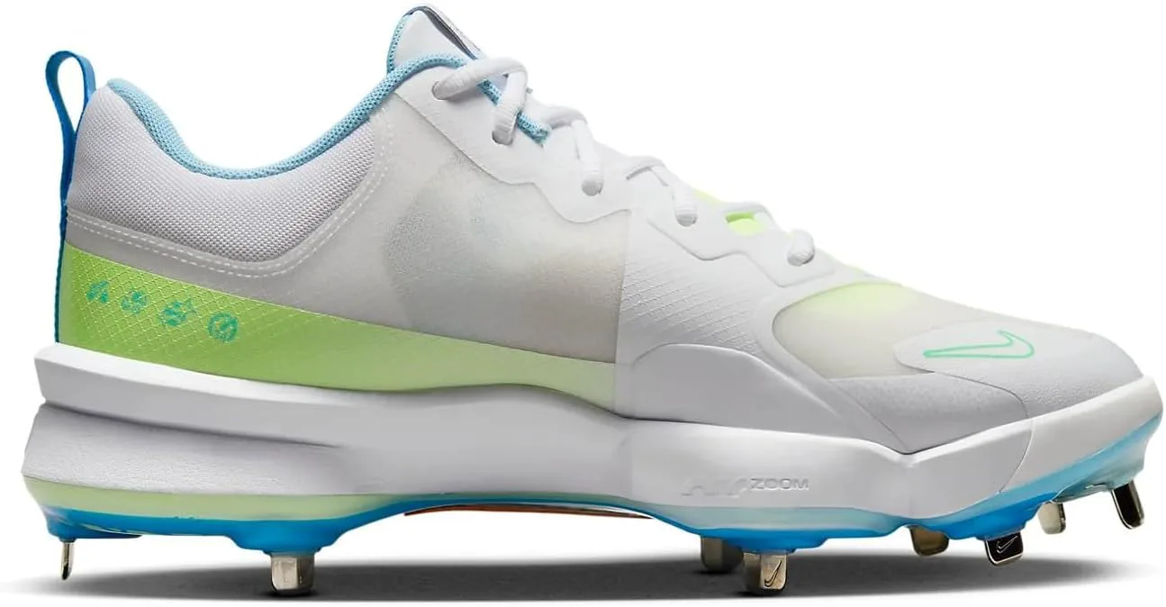 Бейсбольные бутсы Nike Men's Force Zoom Trout 9 Pro Low, белый/синий — фото 3