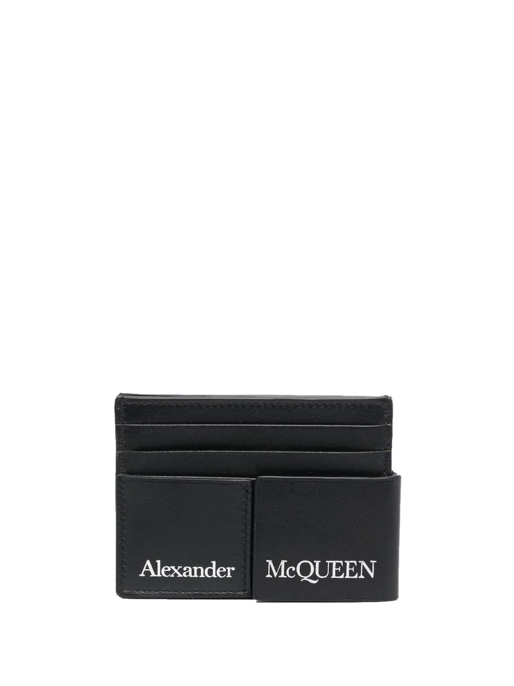 

Многослойный картхолдер с логотипом Alexander McQueen, черный