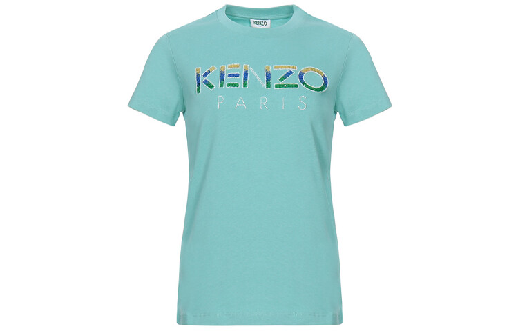 

Футболка женская Kenzo, бирюзовый