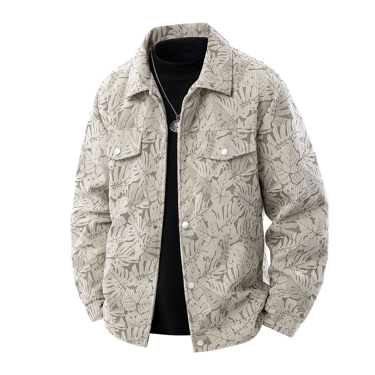 

Куртка Unisex Lapel Moderate VanCamel, хаки