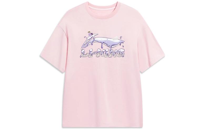 

Женская футболка LiNing Sports Fashion Collection, светло-розовая