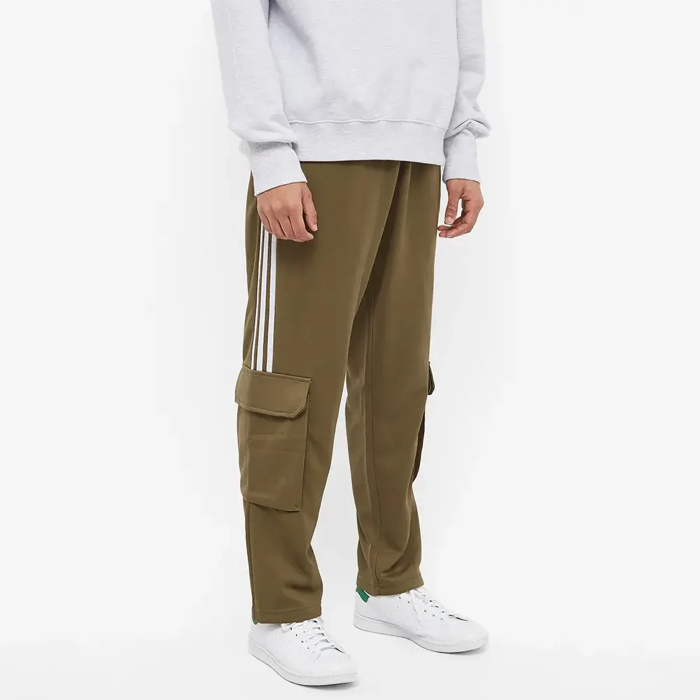 Брюки-карго мужские Оливковые Adidas Originals, оливковый — фото 4