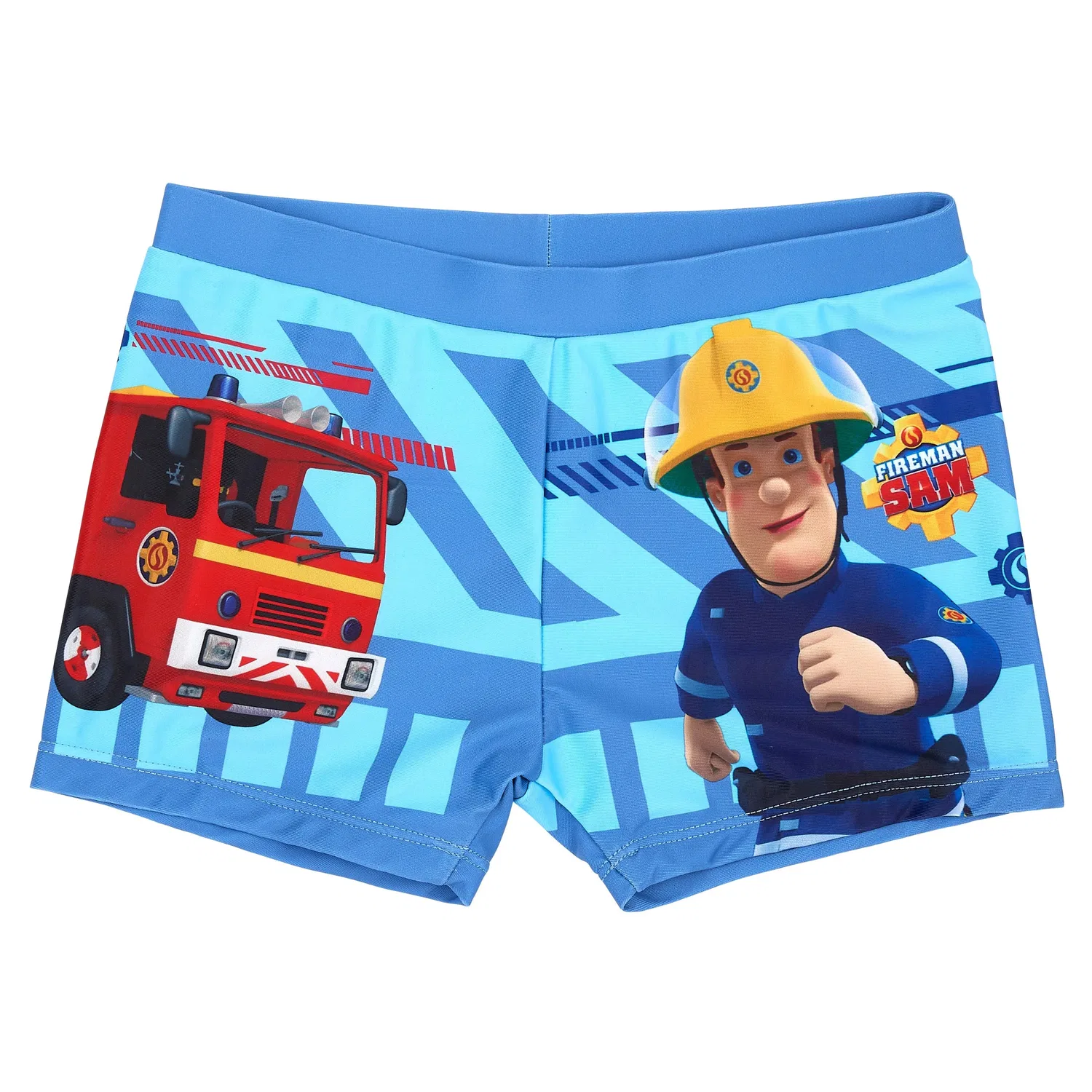 Плавки, с принтом Feuerwehrmann Sam, синие