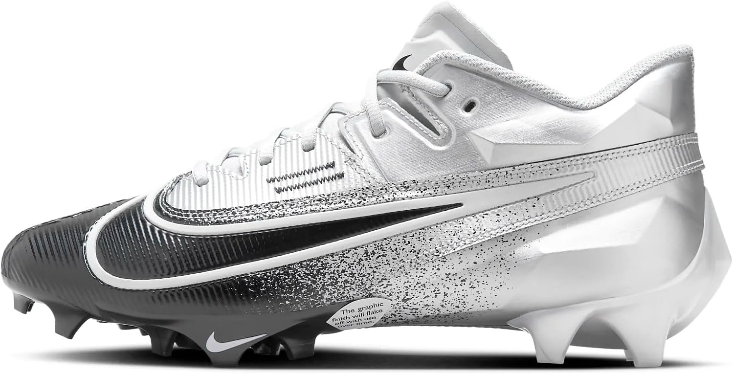

Футбольные бутсы Nike Vapor Edge Elite 360 2 мужские, Metallic Silver/White/Light Smoke Grey/Black