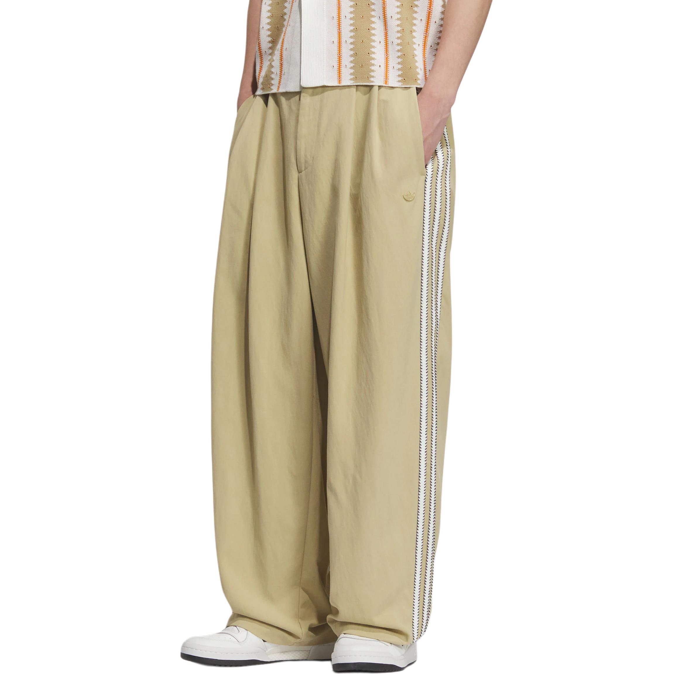SS25 RESORT LINEN Sports Pants Men's Adidas Originals, светлый хаки — фото 2