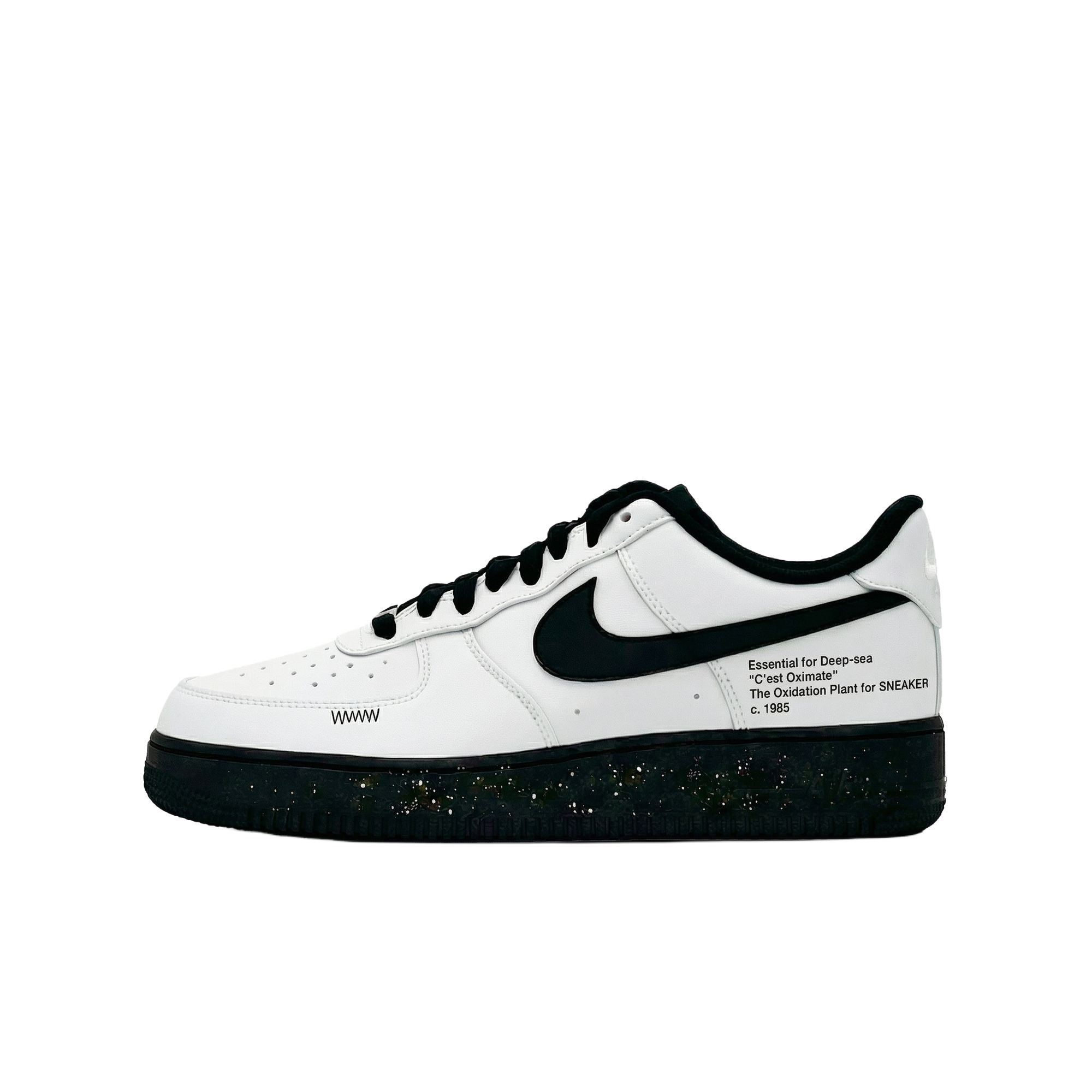 

Nike Кроссовки Air Force 1 Abrasion Resistant Height Increasing Low top Skateboard Unisex Black White