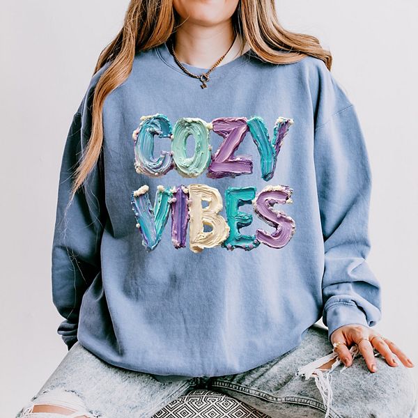 

Свитшот женский легкий garment dyed с зимним принтом Simply Sage Market, Blue Jean, Зеленый, Свитшот женский легкий garment dyed с зимним принтом Simply Sage Market, Blue Jean