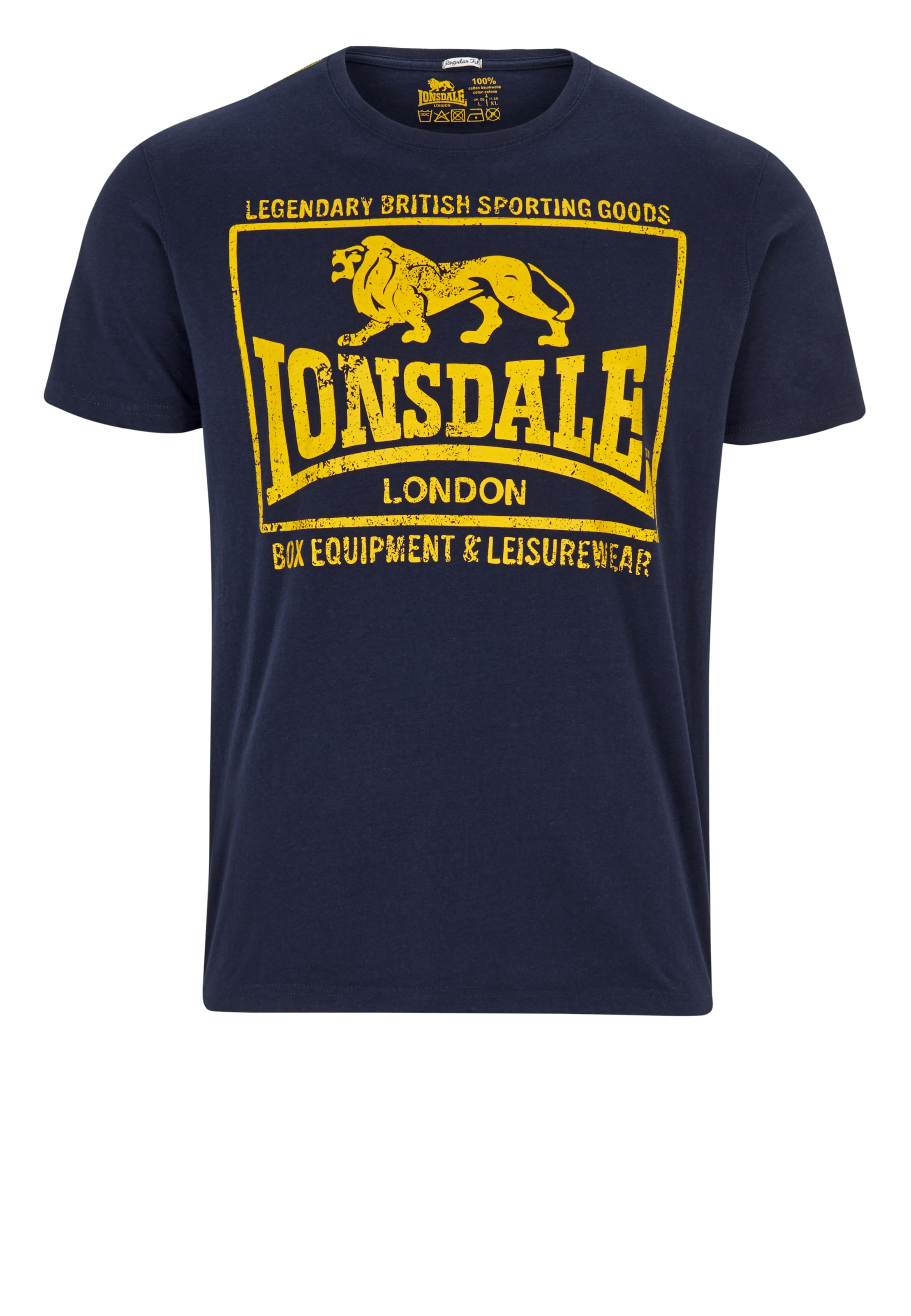 

LONSDALE Футболка 'Hounslow' в цвете Night Blue