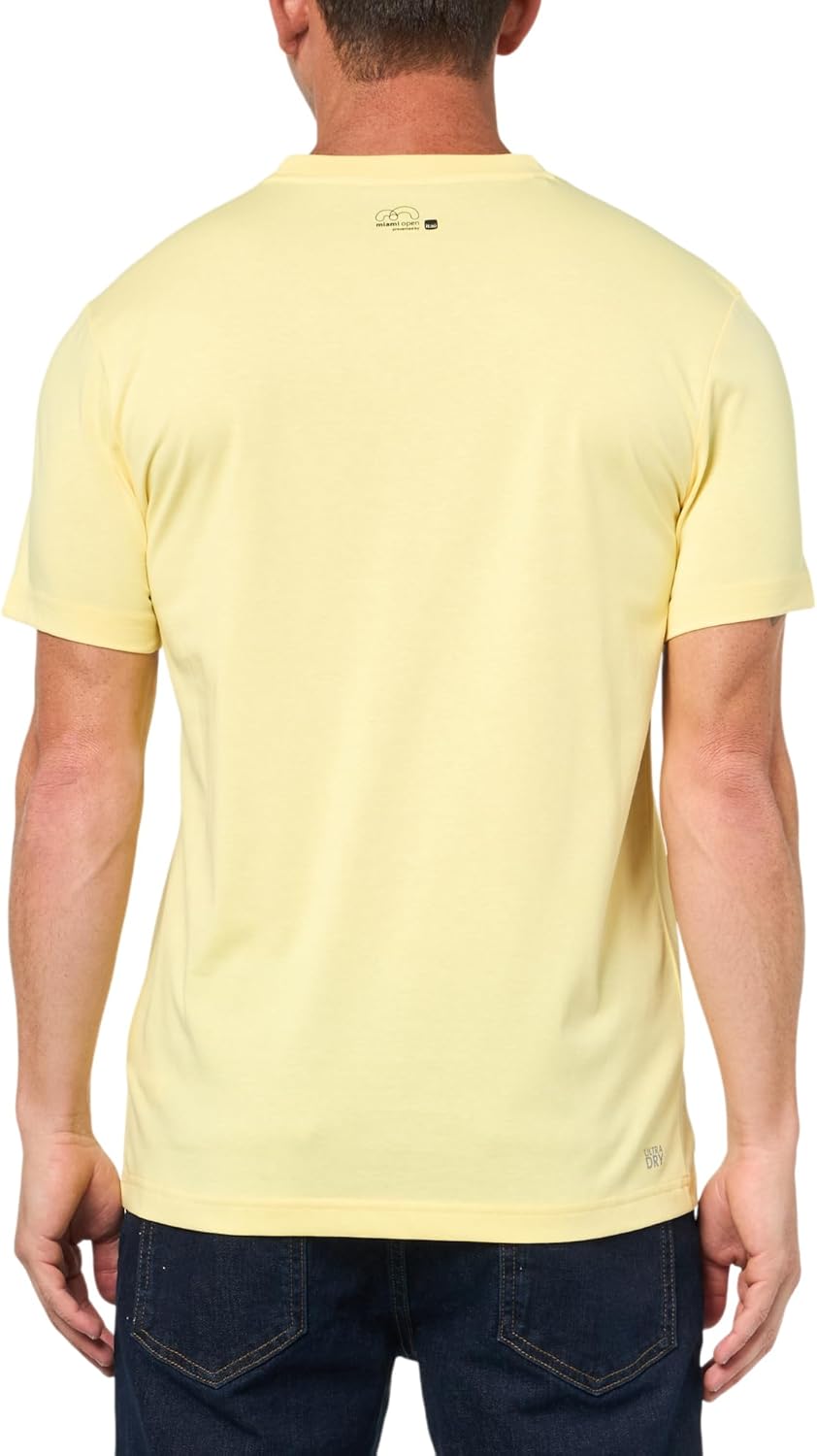 Мужская футболка Lacoste с принтом крокодилов, Yellow — фото 2