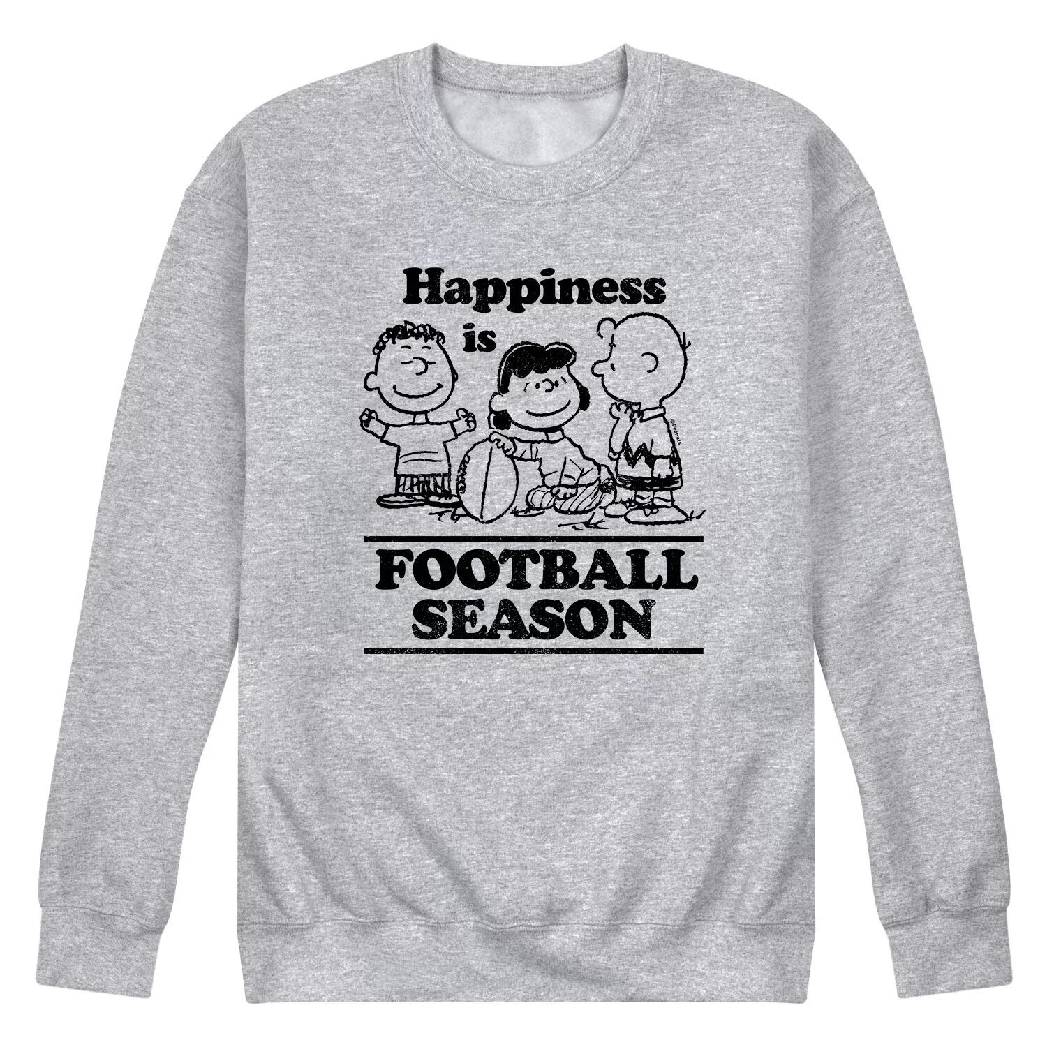 

Мужская футболка Peanuts Happiness Is Football Season Licensed Character