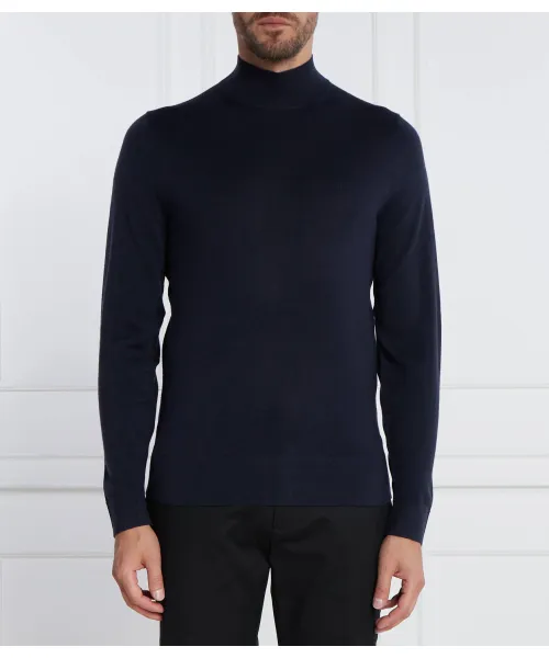 

Шерстяная водолазка Slim fit Calvin Klein, синий