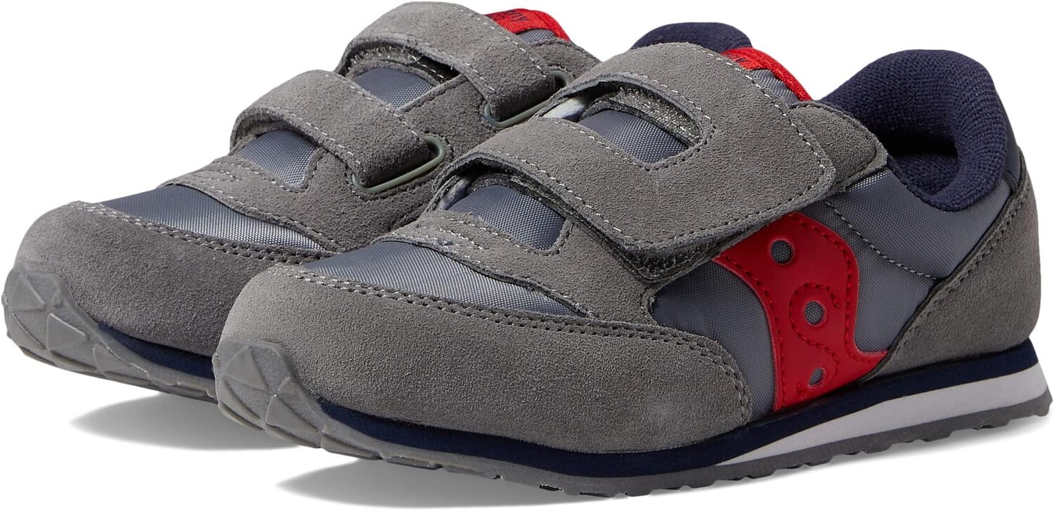 

Кроссовки Originals Jazz Hook & Loop Saucony Kids, цвет Grey/Navy/Red