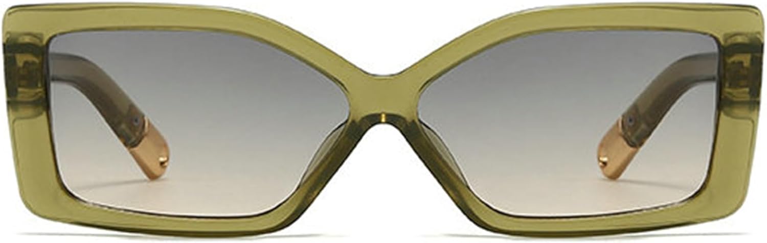 

Солнцезащитные очки Willochra в винтажном стиле, прямоугольные, для женщин, с градиентным переходом цвета, квадратные, для мужчин и женщин, зеленые, с защитой от УФ-излучения UV400, C4