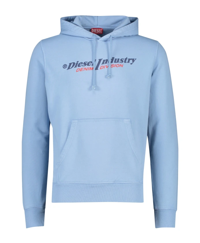 

Легкий хлопковый свитер Diesel, синий