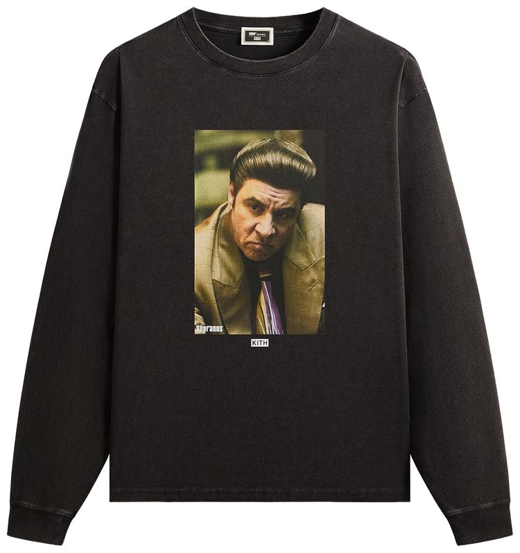 

Футболка с длинными рукавами Kith For The Sopranos Silvio Vintage, черный