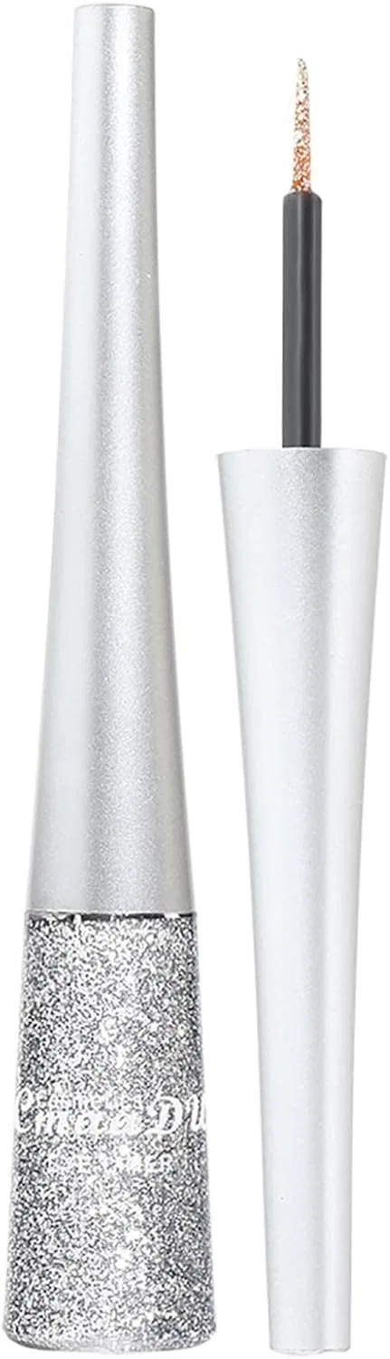 Подводка для глаз Glitter Eyeliner Foreted, блестящая, жидкая