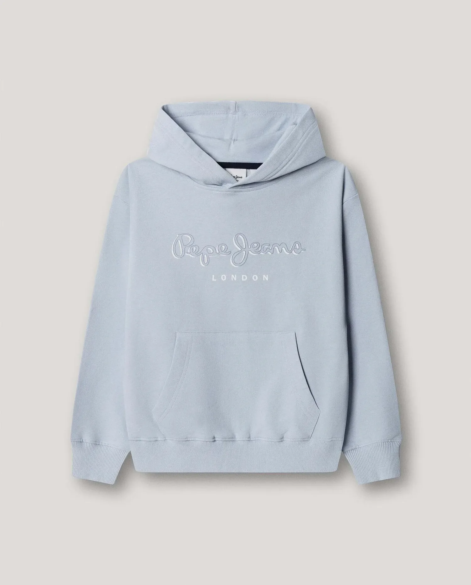 Детская толстовка с капюшоном свободного кроя Pepe Jeans, синий