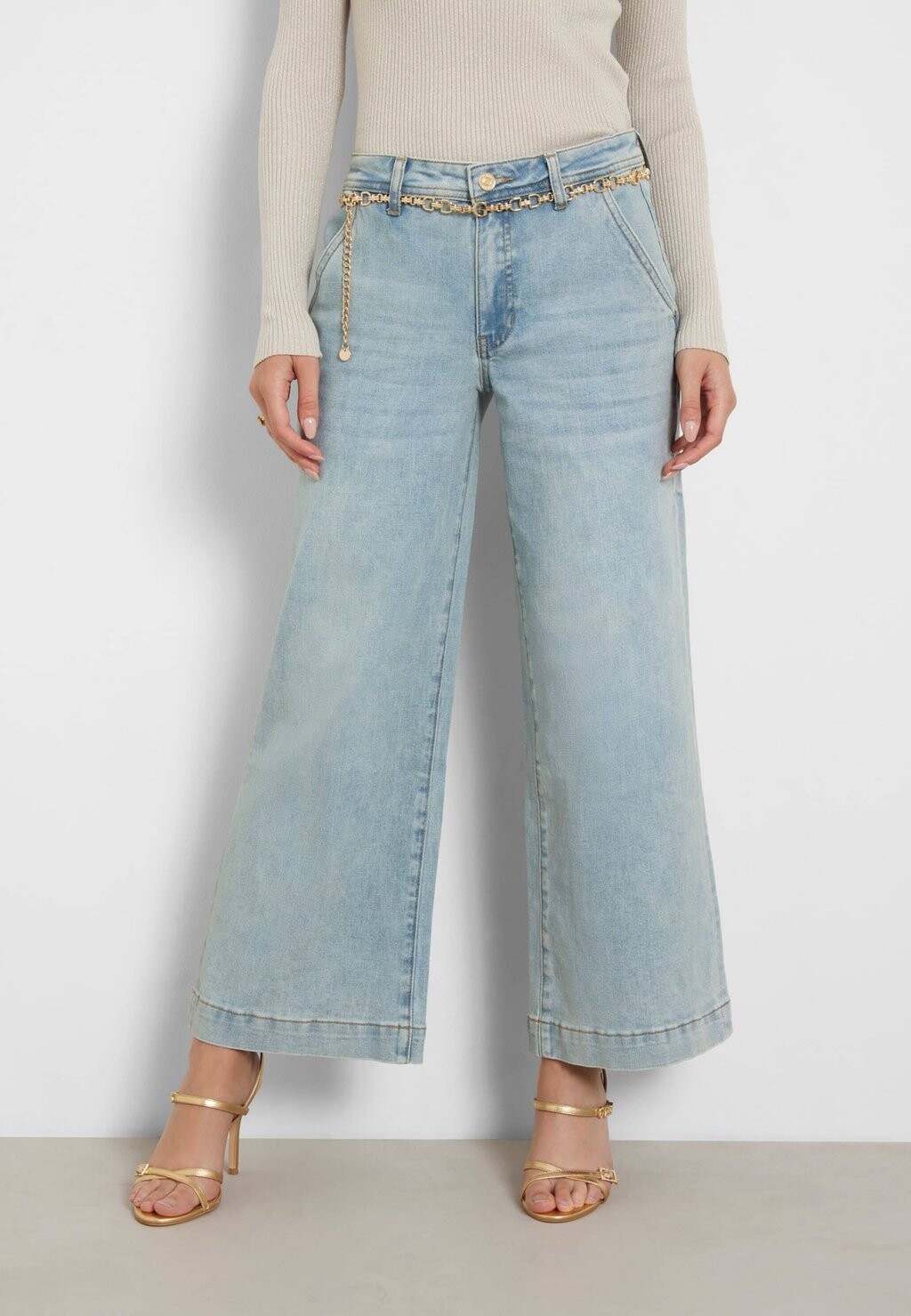 

Расклешенные джинсы MID WAIST WIDE LEG Guess, синий