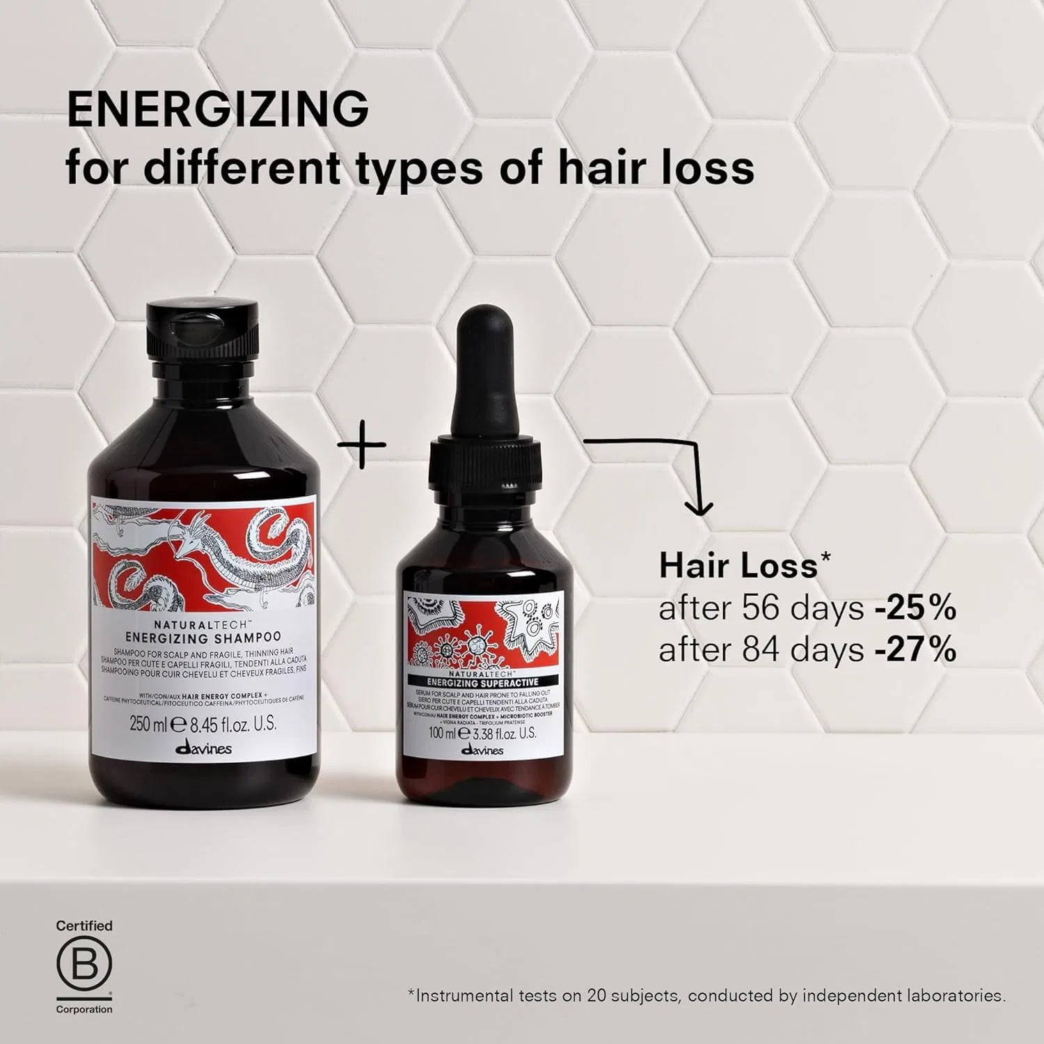 Стимулирующий шампунь «Naturaltech Energizing» от Davines, 250 мл Davines — фото 3