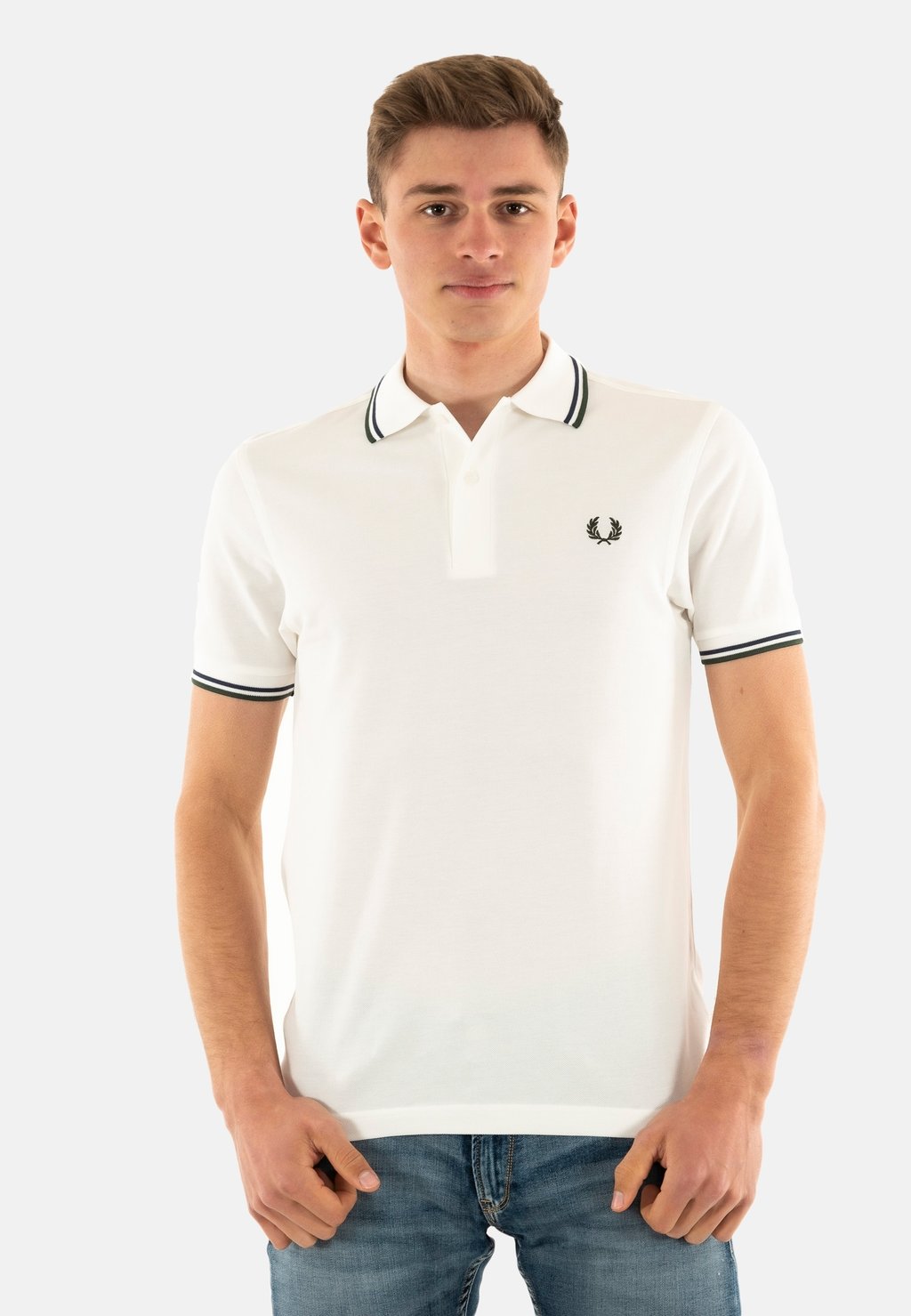 

Рубашка поло Fred Perry, белый