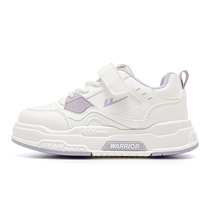 

Детские кроссовки для скейтбординга Cloud Sail Series с противоскользящей подошвой, легкие, амортизирующие, с низким верхом WARRIOR, белый/фиолетовый