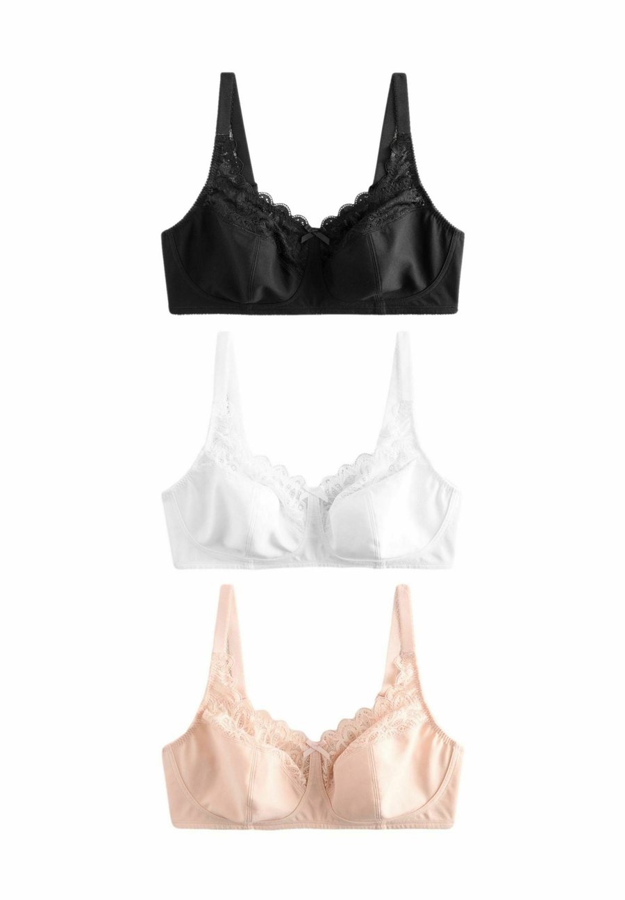 

Бюстгальтер Next TOTAL SUPPORT 3 PACK , Black White/Black