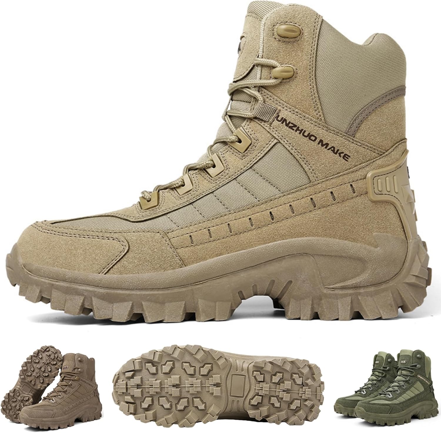 

Мужские ортопедические рабочие ботинки с защитой от проколов Generic, Sand