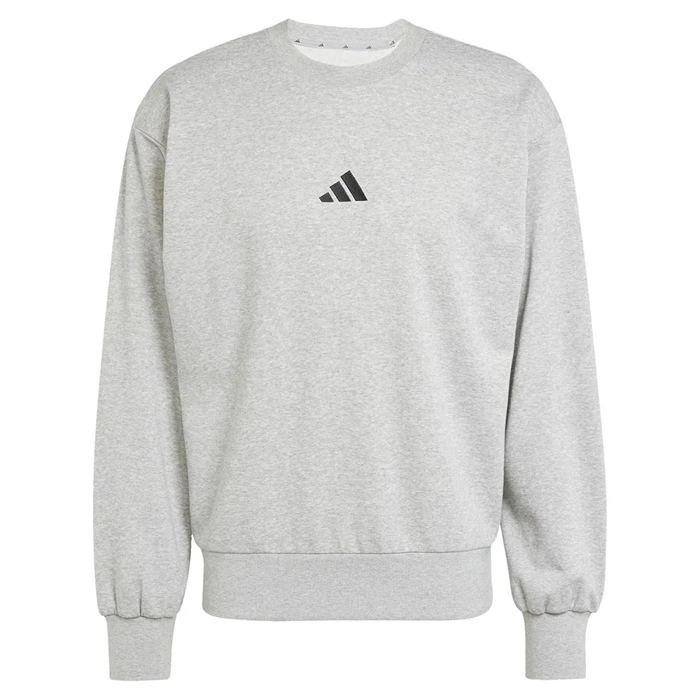 Толстовка adidas Essentials Feelcozy French Terry, серый — фото 3